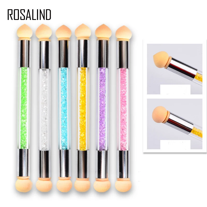 

Rosalind Pinceau Nail Art Gradient Point Pen Painting Brush Double Head Dotting Design Paint Drawing Blooming Pencil Silicone