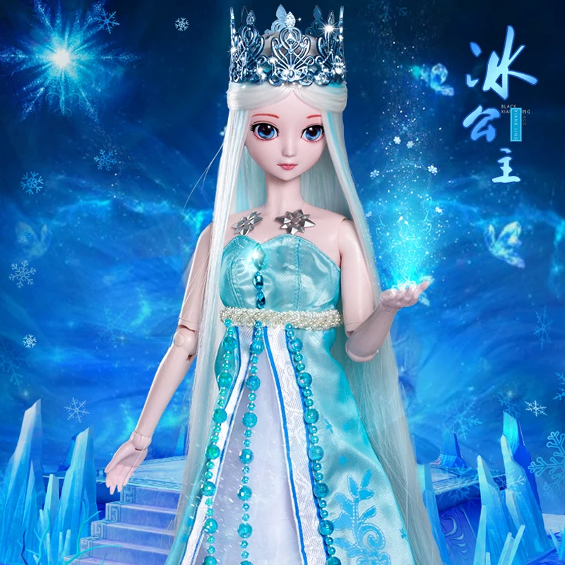 

Genuine Night Lolita 1/4 BJD Blyth Doll 50cm 19 jointed dolls Ice Pricess Girl brinquedos Makeup change DIY toys