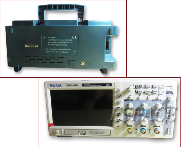 Цифровой осциллограф Hantek DSO5102B usb 100 МГц 2CH 1GSa/s 25GSa/s 1 м 2 канала более высокая версия