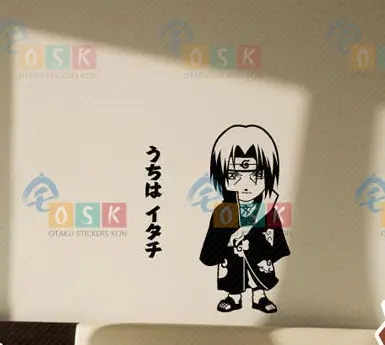 Us 922 25 Offpegatina Anime Cartoon Car Sticker Naruto Kishimoto Masashi Uchiha Itachi Vinyl Wall Stickers Decal Decor Home Decoration In Car