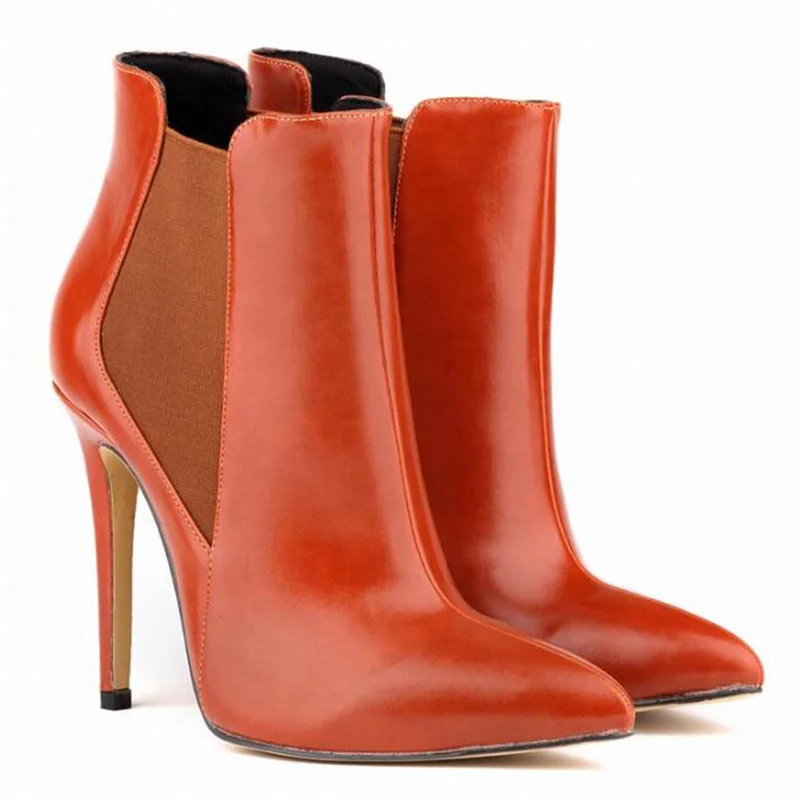 

Latest New Red Patent Leather Pumps Extreme Warm High Heels Office Lady Sexy Pointed Toe Party Dress Shoes Women Stiletto Winter
