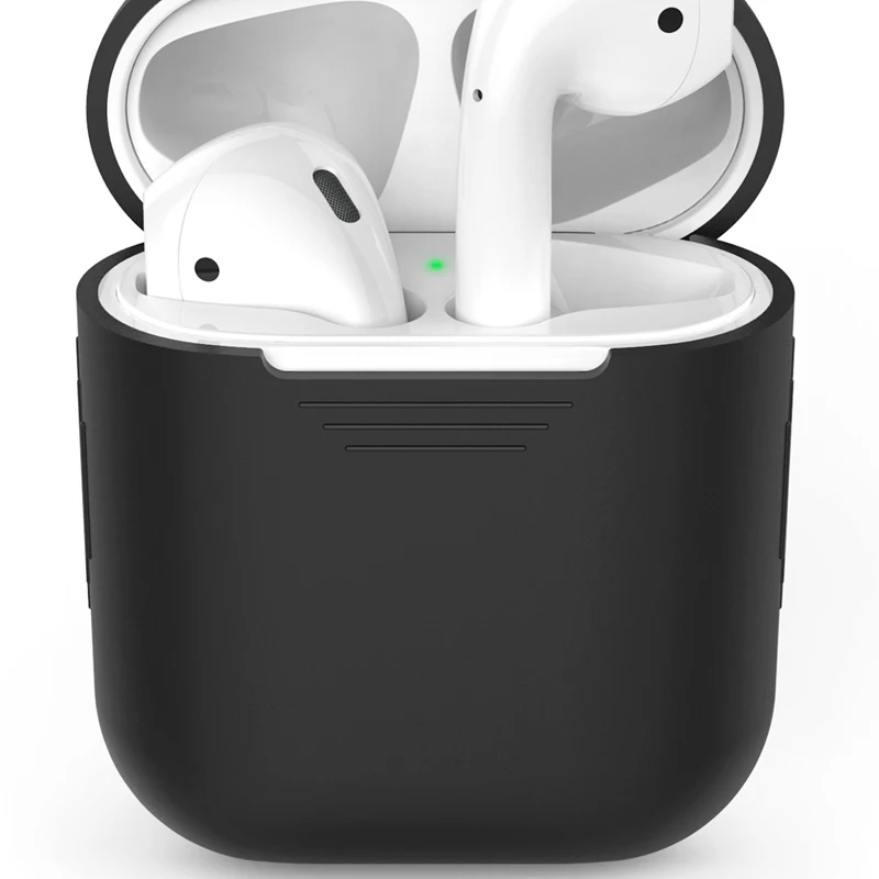 Для Apple AirPods наушники случае аксессуары AirPod чехол Роскошный чехол для Airpods Apple мягкий силиконовый защитный Air стручки случаях