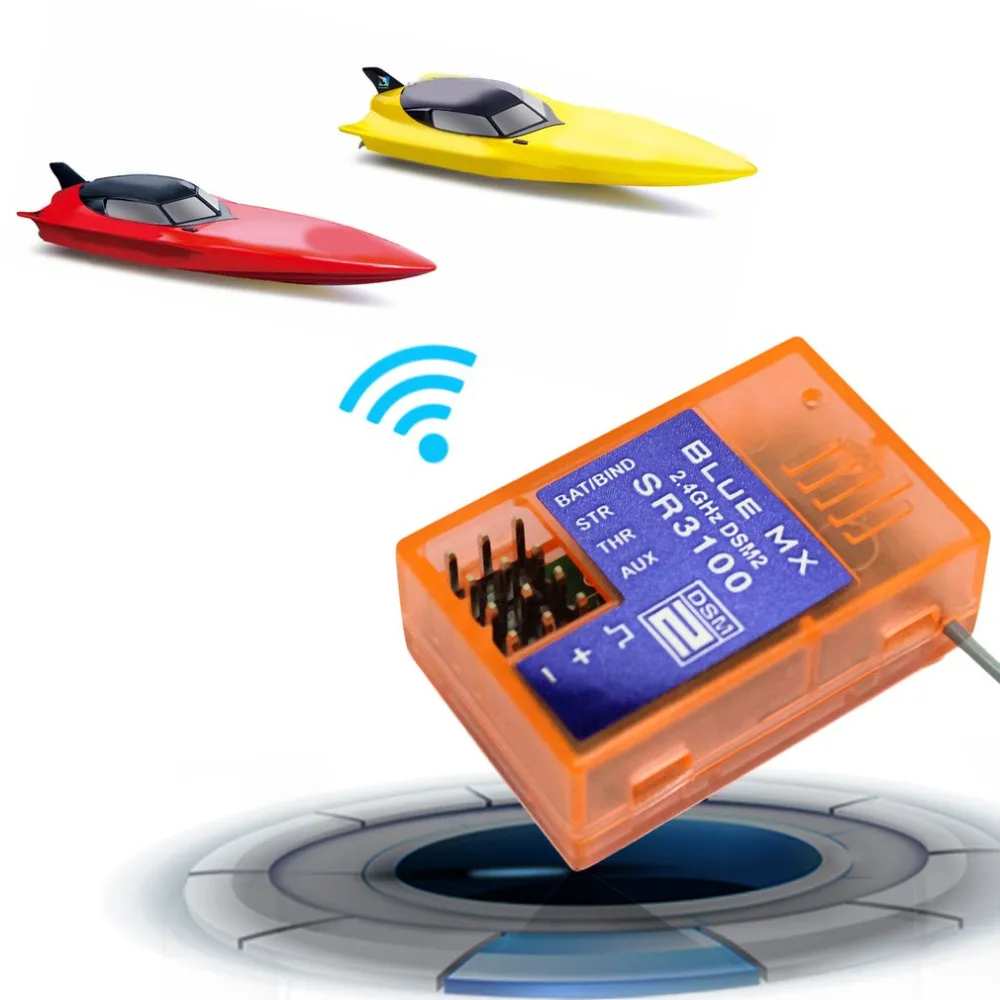 

SR3100 Car-Truck Race Receiver Transmitter 2.4G Band 3 Channel Surface Rx Replacement Receiver for DX3R DX3E DX2S DX4C New