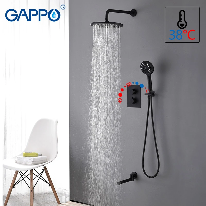 GAPPO shower faucet basin sink waterfall faucets mixer tap bath Rainfall Faucets ducha de chuveiro | Обустройство дома
