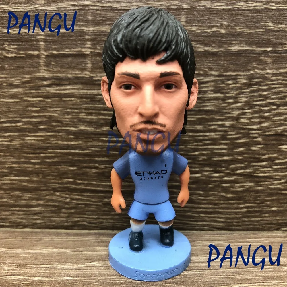 

Soccerwe dolls figurine Sports stars Silva #21 2016-2017 Movable joints resin model toy action figure collectible gift