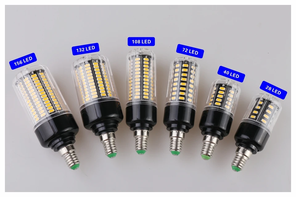E27 E14 светодиодный лампы 3,5 Вт, 5 Вт, 7 Вт, 9 Вт, 12 Вт, 15 Вт, 20 Вт, Светодиодный светильник 220V 110V Светодиодный кукурузный светильник SMD 5736 без мерцания светильник s AC85-265V светодиодный потолочный светильник