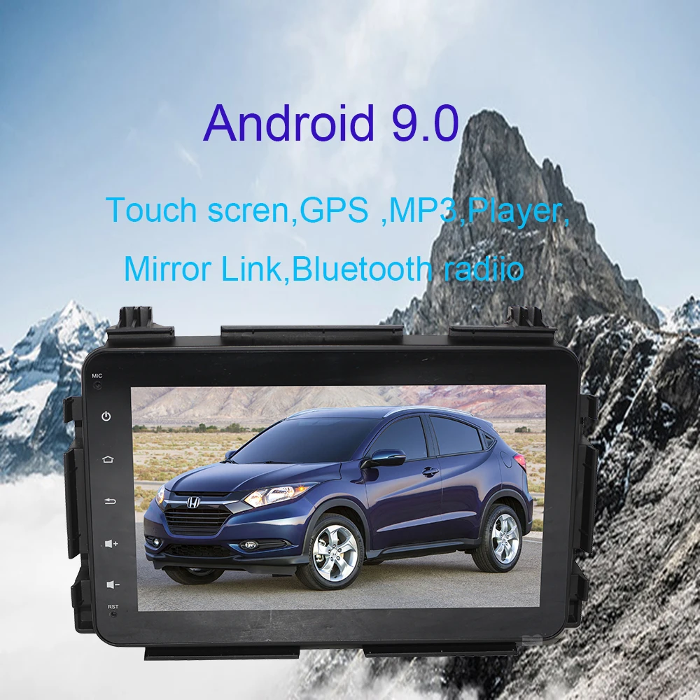 Clearance 8" Android 9.0 Car GPS Navi Player for Honda Vezel HR-V HRV 2013-2019 with 4G Octa Core Stereo Multimedia RDS BT WIFI Head unit 0
