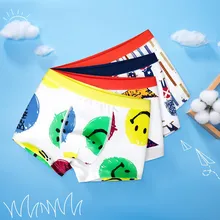 Мода 2 шт./компл. маленьких Трусики для мальчиков новое нижнее белье для мальчиков Дети плоские угол мультфильм милое нижнее белье дети \ шорты От 3 до 11 лет F
