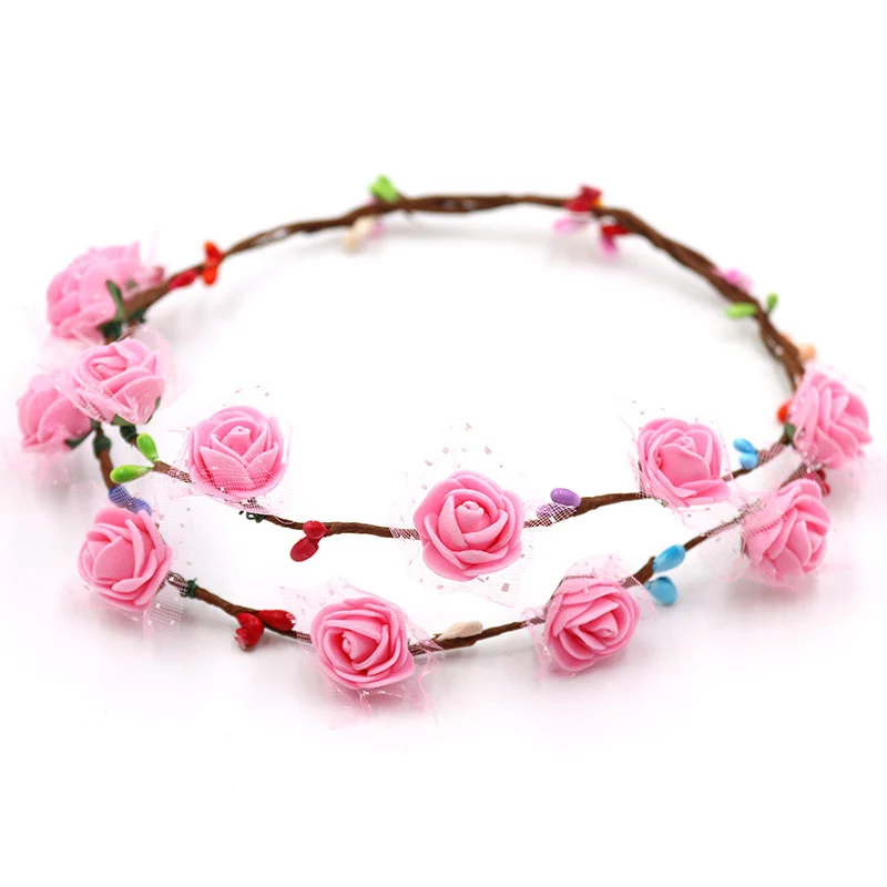 

Kids Handmade Garland Headdresses Kindergarten Girls DIY Kits Adjustable Head decoration Children's Educational Toys