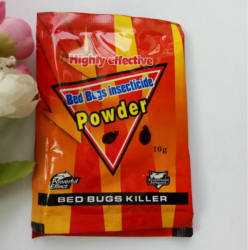 5pcs High Effective Bed Bug Killer Powder Bedbug Drug Bed Bugs Insecticide Killing Fleas Lice Bait Drugs Pest Control for Home