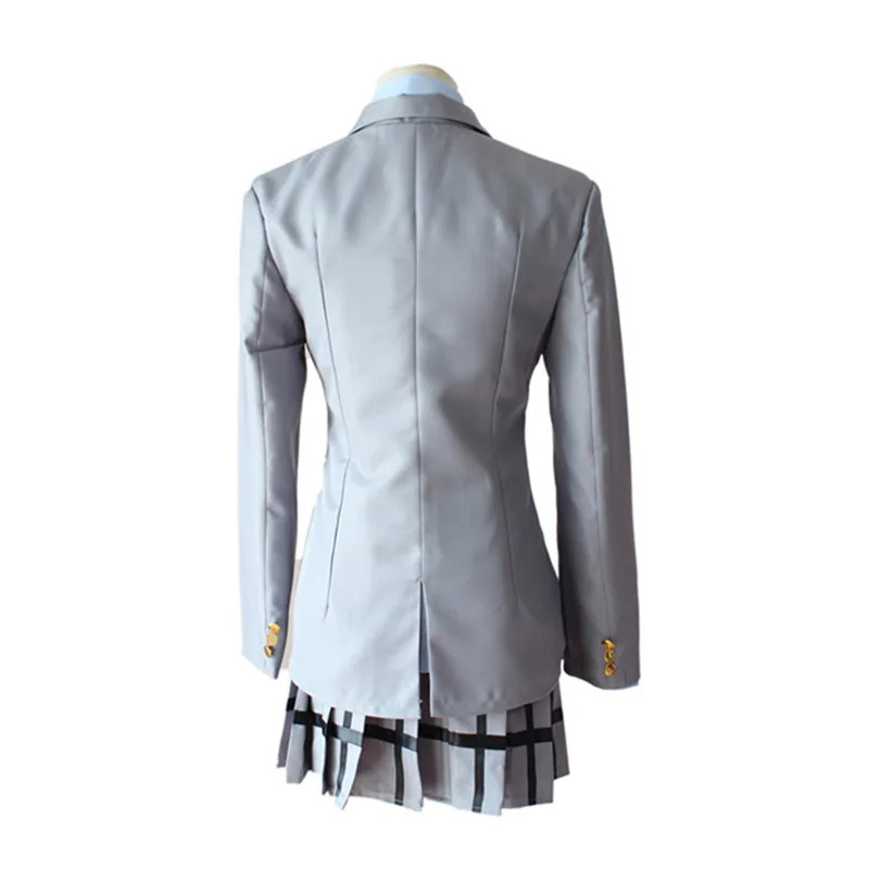 Your Lie in April Miyazono Kaori Cosplay Costumes Arima Kousei Synthetic Wigs Pants Coat Jacket Skirt School Uniform Men Girls halloween outfits