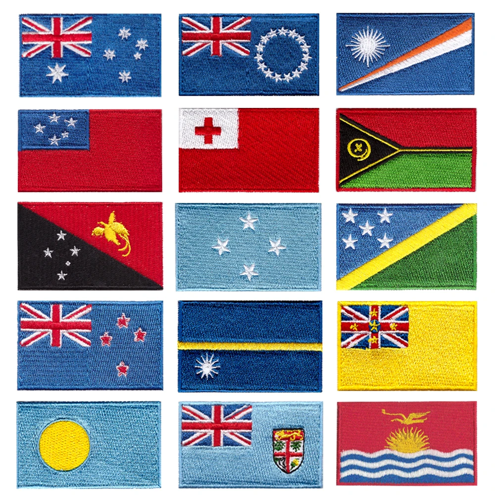 

More than 200 countries patch batch embroidery flag, good quality low prices can accept customization