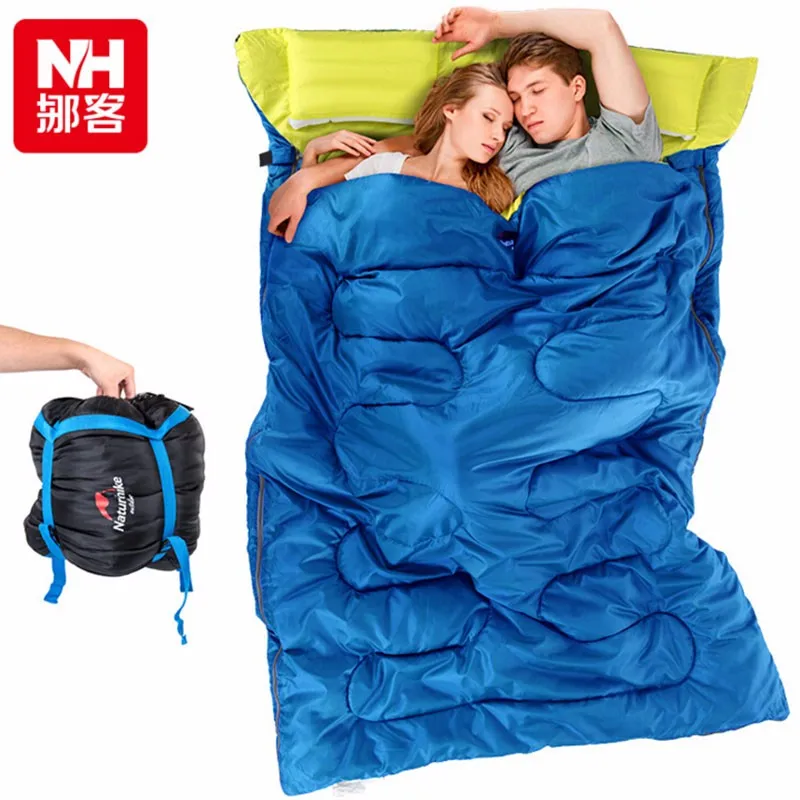 Naturehike Outdoor Envelope Cotton Sleeping Bags Adult Outdoor Heat