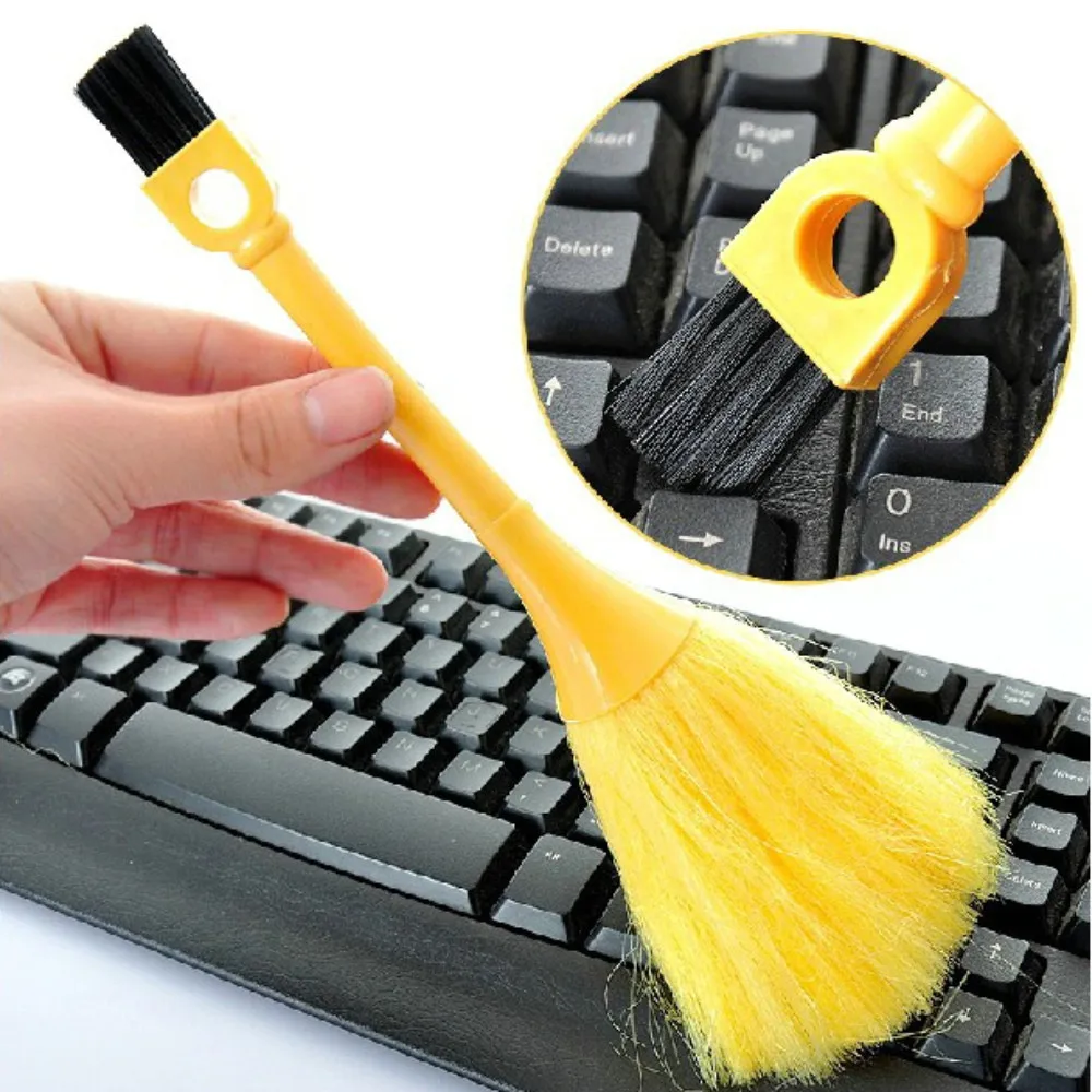 Multi-función Mini teclado vehículo Anti-estático polvo cepillo escritorio barredora limpieza hogar polvo cepillo Dropshipping puede