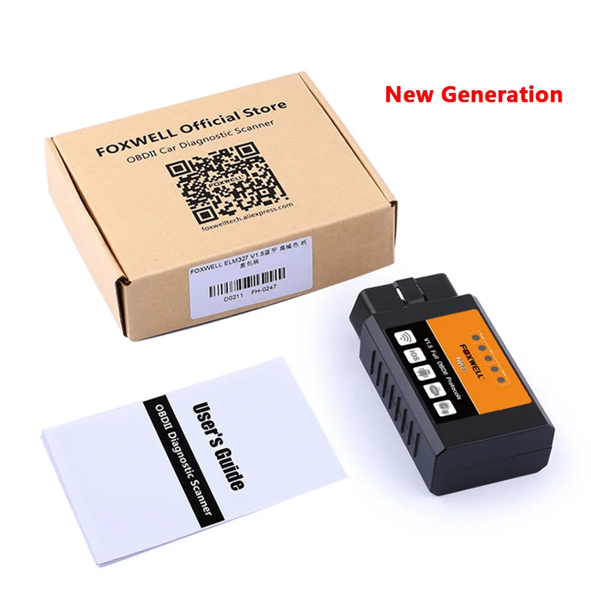 Сканер FOXWELL FW601 универсальный OBD2 WIFI ELM327 V 1 5 PIC18F25K80 для iPhone IOS OBDII сканер OBD 2 ELM 327 V1.5 Wi