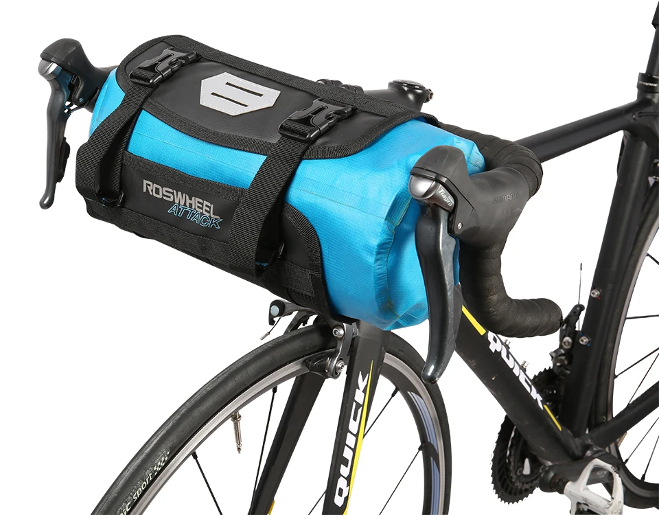 Excellent ROSWHEEL ATTACK Bicycle Front Tube Bag Bike Handlebar Bag Pack Bike Baskets Cycle Cycling Storag Front Frame Pannier Accessories 0