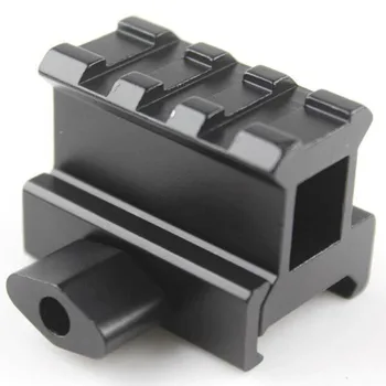 

Hunting accessories Short Side Rail Base Airsoft Riser Rifle Scope mount with 3 Slot for 20mm Weaver Picatinny