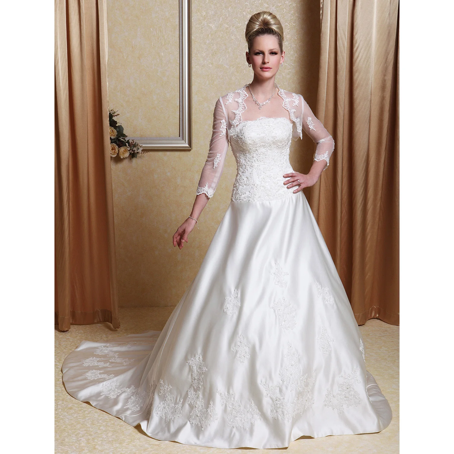 Buy LAN TING BRIDE A Line Wedding Dress
