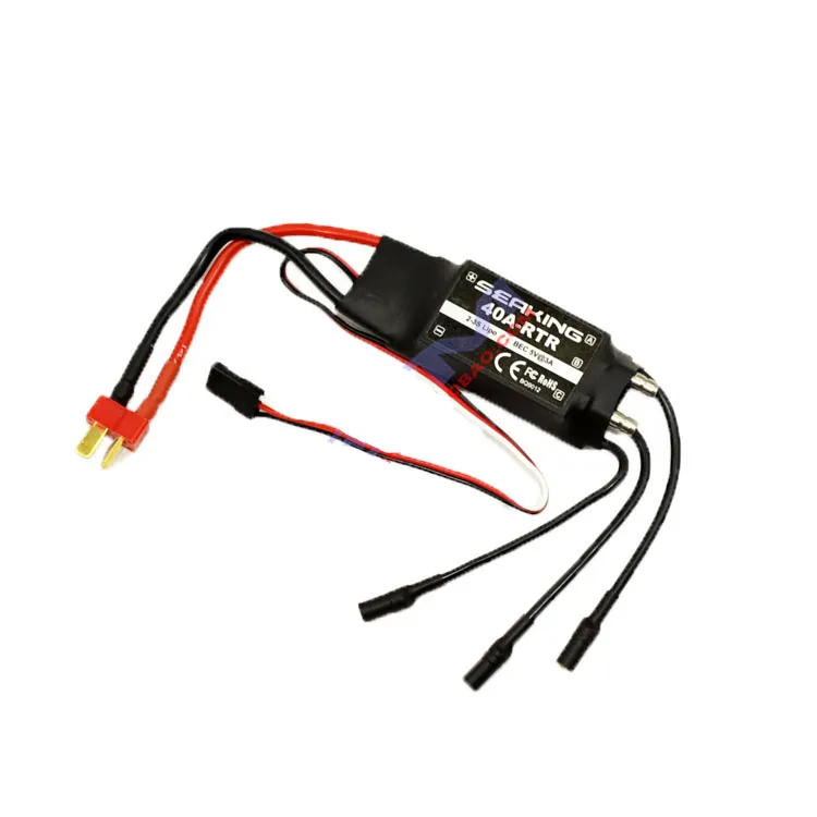 

1PC Hobbywing Seaking 40A ESC Dual Way Bidirectional ESC 2S-3S Lipo Water-cooled Speed Controller for RC Boats Accessories