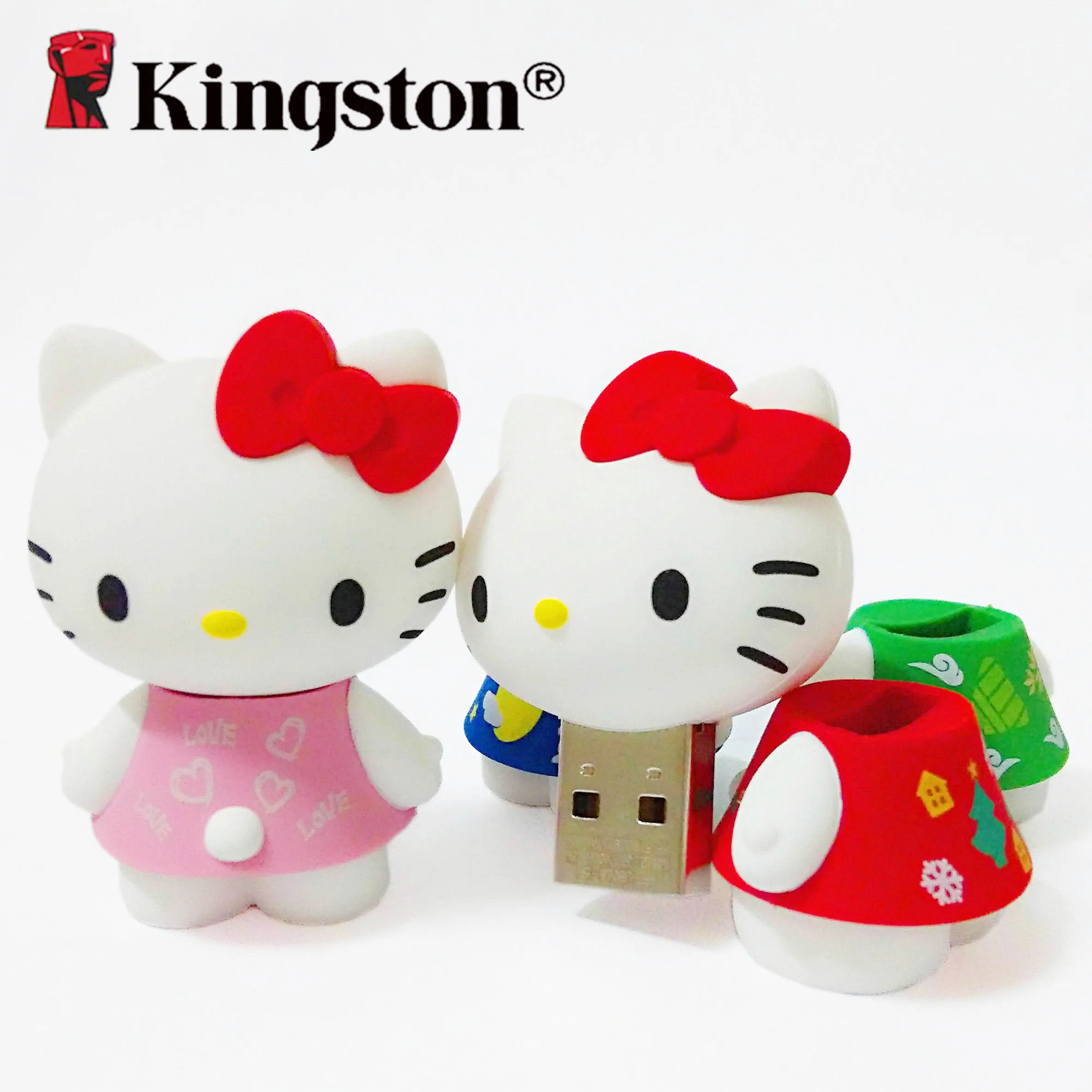 Hello Kitty Character 3D Figure USB 2.0 Flash Memory Drive Stick 32GB 64GB 128GB