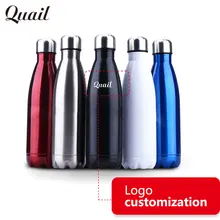

Quail Sports Cycling Camping Water Bottle Stainless Steel Double Wall Vacuum Insulation Water Bottle Free with Your Text/Logo