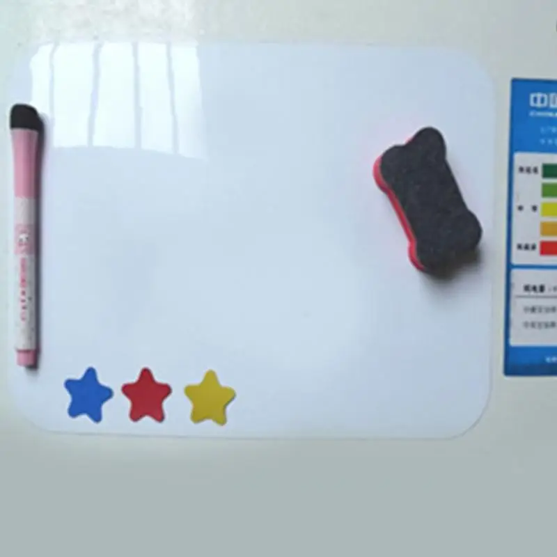 

Durable Fridge Whiteboard Message Board A4 Size Magnetic Writing Board Dry Erase Plans Practice Writing Drop Shipping #20