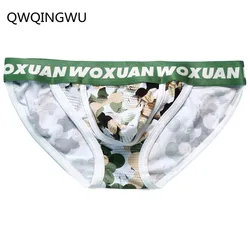 Men Underwear Cotton Briefs Floral Printing Mens Calzoncillos Sexy Panties for Men Jockstrap Cueca Masculina Briefs Underpants