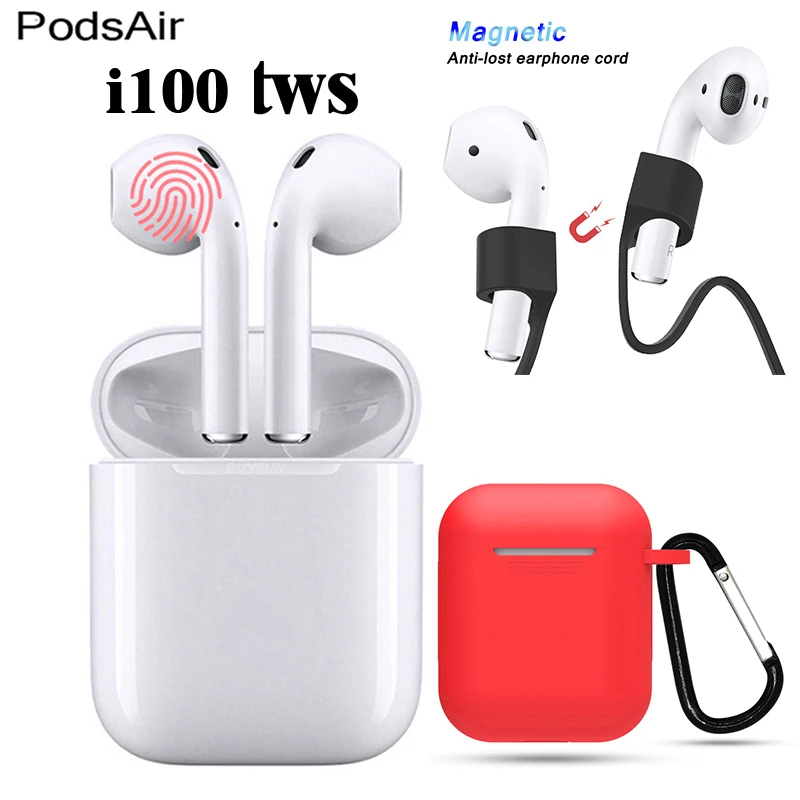 

i100 tws wireless Bluetooth Bluetooth 5.0 touch headset fit bit pk i16tws i18tws i20tws XY pods free shipping ear