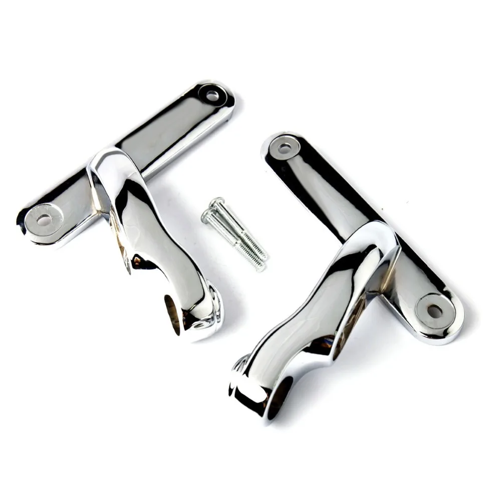 

Chrome Auxiliary Lighting Brackets Kit For Harley Street Glide FLHX 97-15 16