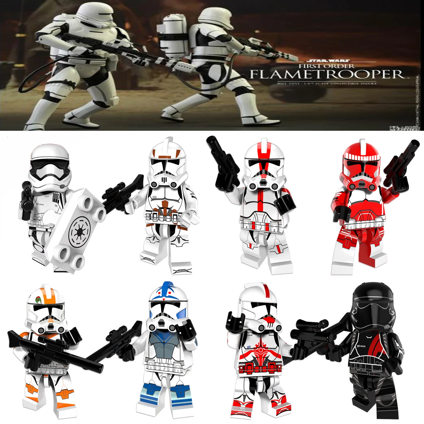 Для звездных войн имперский шок Звездные войны TIE fighter pilot Snowtrooper death shore Sand storm trooper строительные блоки игрушки