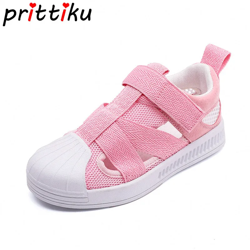 

Summer 2018 Baby Toddler Girl Boy Cut Out Mesh Sneakers Little Kid Lightweight Trainers Big Children Breathable Fashion Shoes