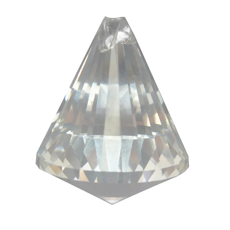 

40mm Clear Crystal Glass Hanging Drop Prisms Part Pendant Decor