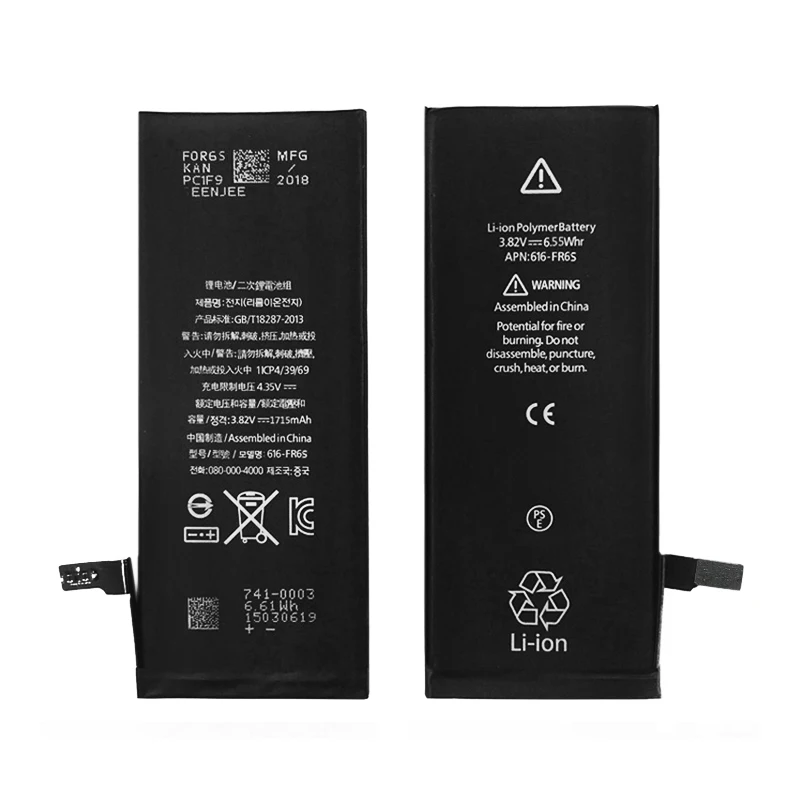 FGHG-Compatible-Battery-10PCS-Lot-For-Iphone-6S-3-8V-1715mah-Rohs-OEM-Batteries-Replacement-Repair