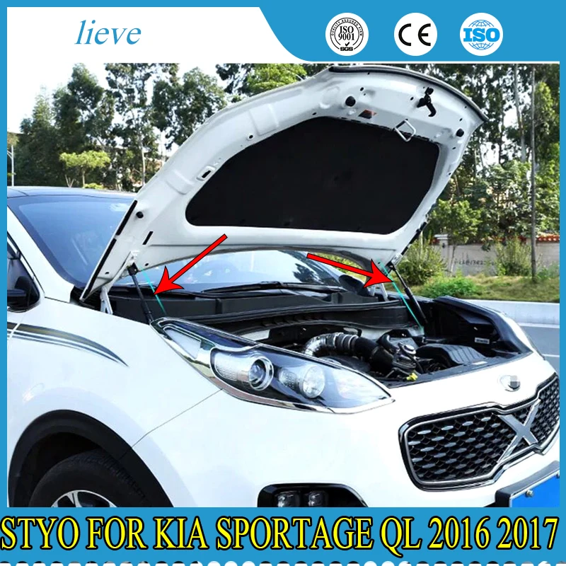 

For Kia Sportage QL 2016 2017 refit front hood Engine cover Hydraulic rod Strut spring shock Bar