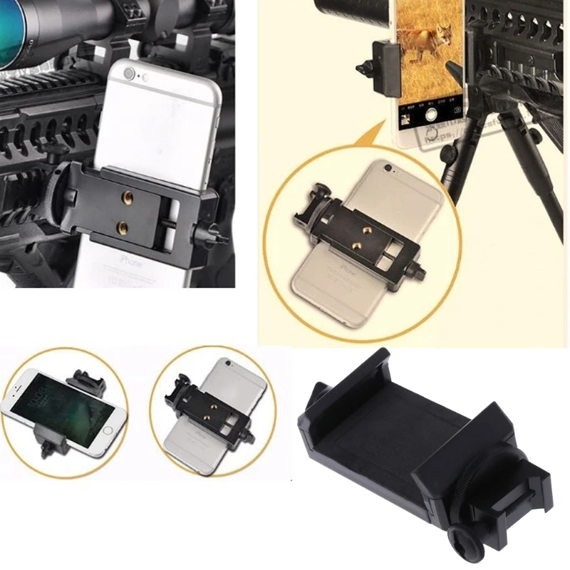 

OOTDTY Rifle Gun Tripod Mount Adapter for Gopro phone Action Camera Shoot Photography