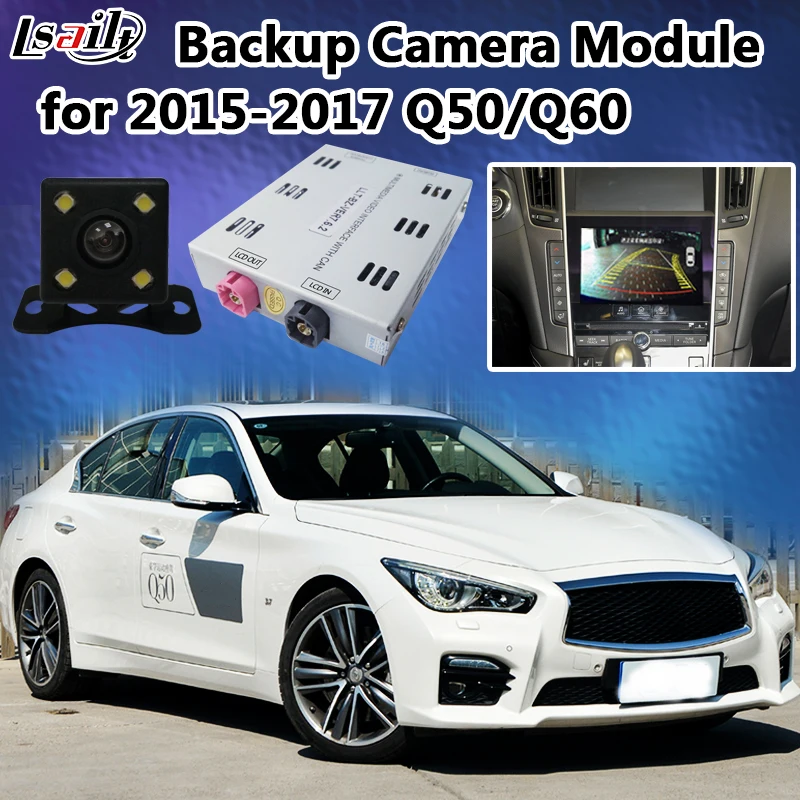HD 1080P Backup Camera Interface come with Active Parking Guideline for