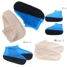 2 шт. = 1 пара водонепроницаемых чехлов для обуви для мужчин и женщин; эластичные латексные дождевые Чехлы; легко переносить обувь; устойчивые защитные ботинки