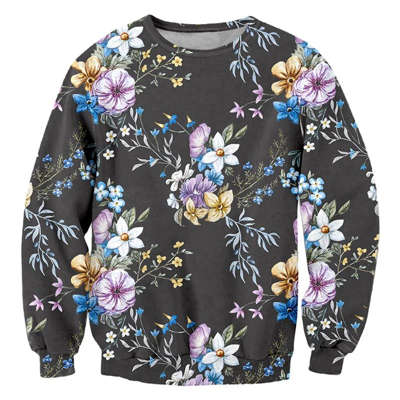 floral sweatshirts