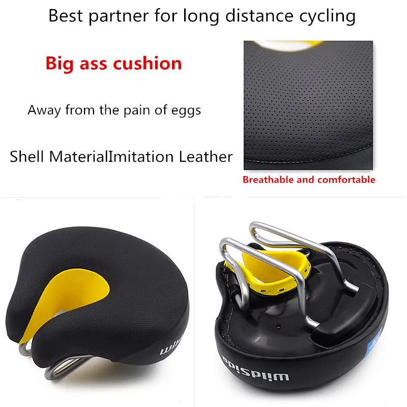 

2018 Comfortable open noseless Bicycle Saddle MTB Road Soft Bike Front Cushion Cycling Saddle for exercise Bicycle Seat Parts