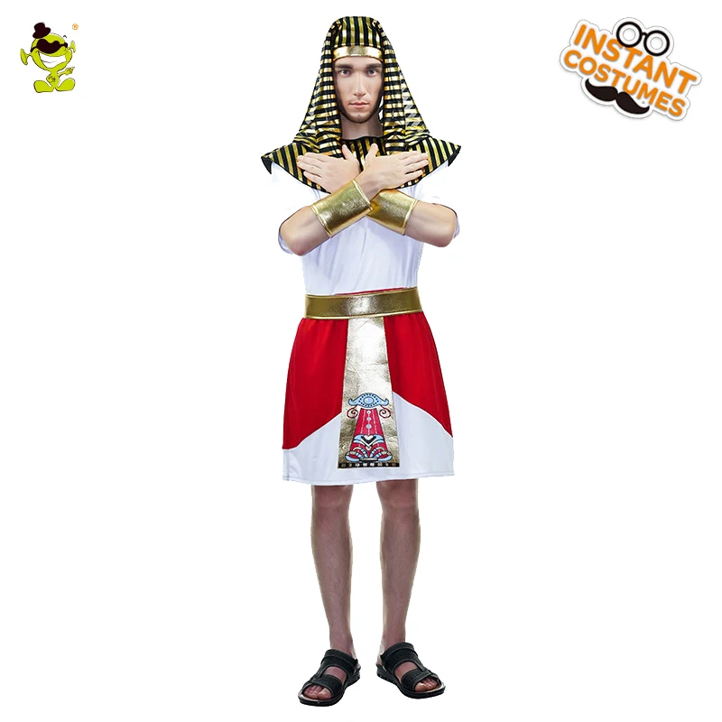Ancient Male Egyptian Costume Halloween Party For Mens Traditional