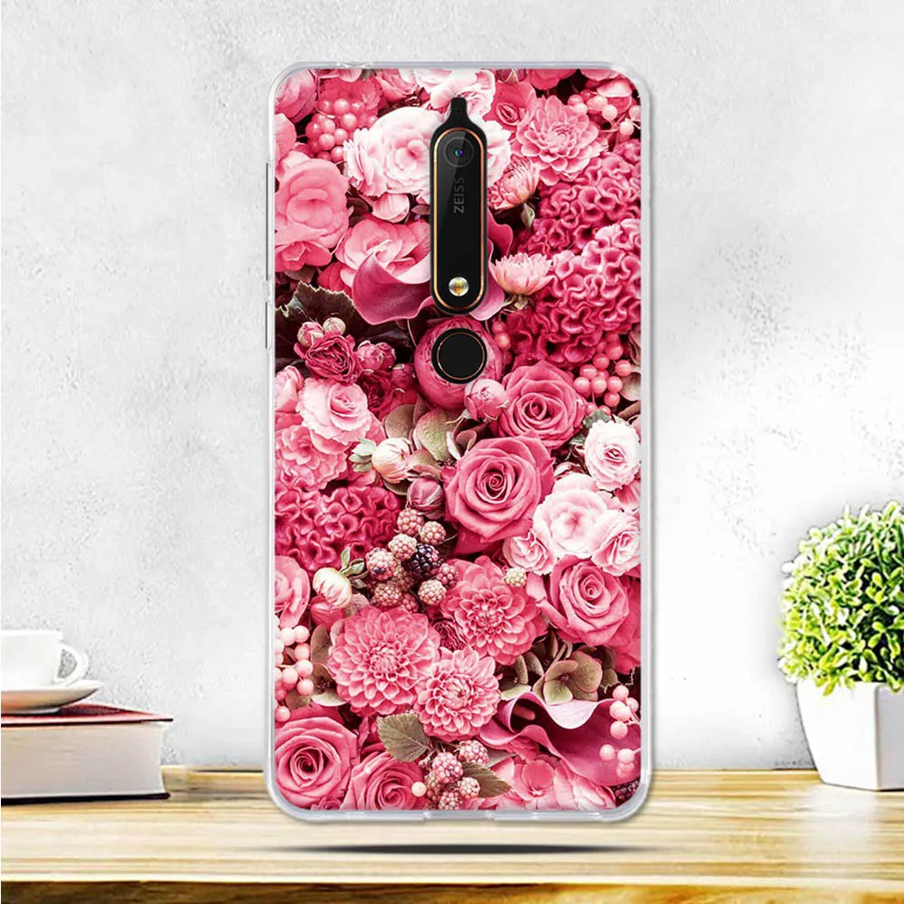 For Nokia 6 2018 Case Nokia 6.1 Case Soft Silicone Back Cover Phone Case For Nokia 6 2018 TA-1068 TA-1050 TA-1043 TA-1045 Case samsung silicone cover Cases For Samsung