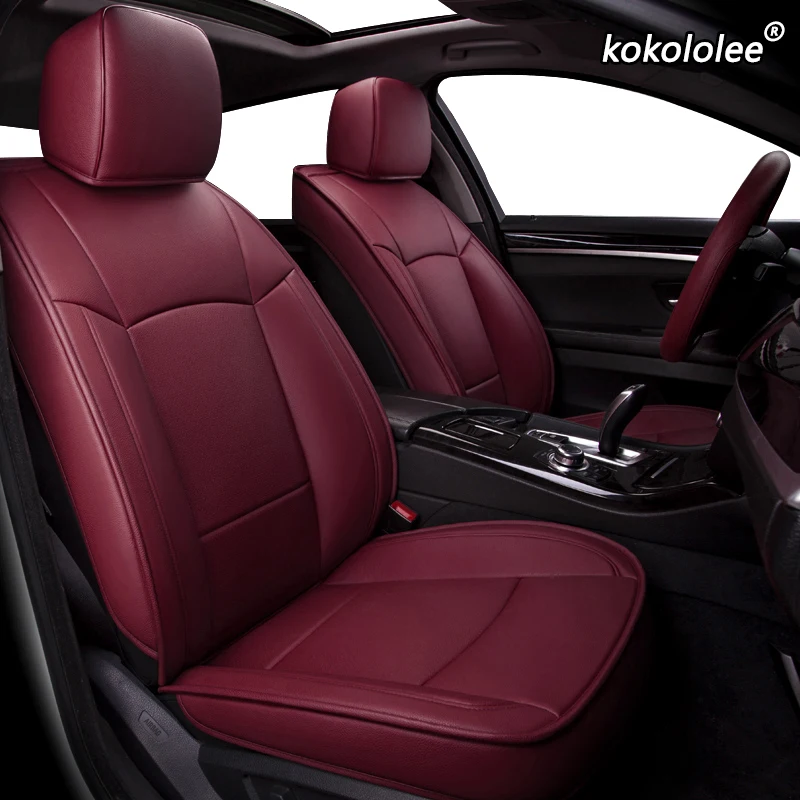 Кожаный чехол для автомобильного сиденья kokoleee JEEP Compass Wrangler Patriot Cherokee Grand Commander Renegade