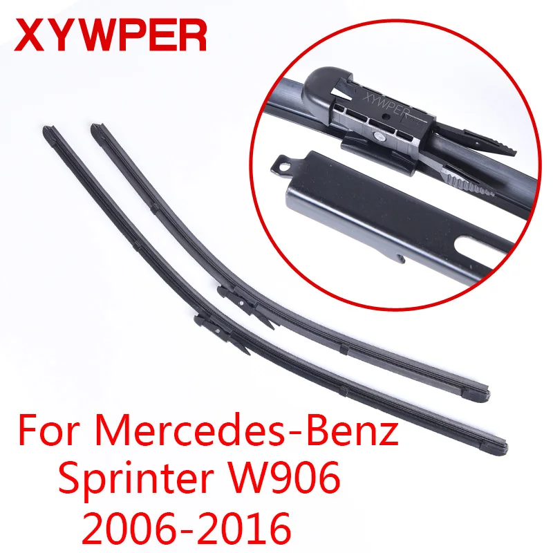 

XYWPER Wiper Blades for Mercedes-Benz Sprinter W906 2006 2007 2008 2009 2010-2016 Car Accessories Soft Rubber Windshield Wipers