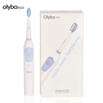 

NEW OLYBO H3 Sonic Electric Toothbrush 22000RPM IPX-7 Waterproof Oral Tooth Clean Brushes DuPont Brush AA Battery Powered