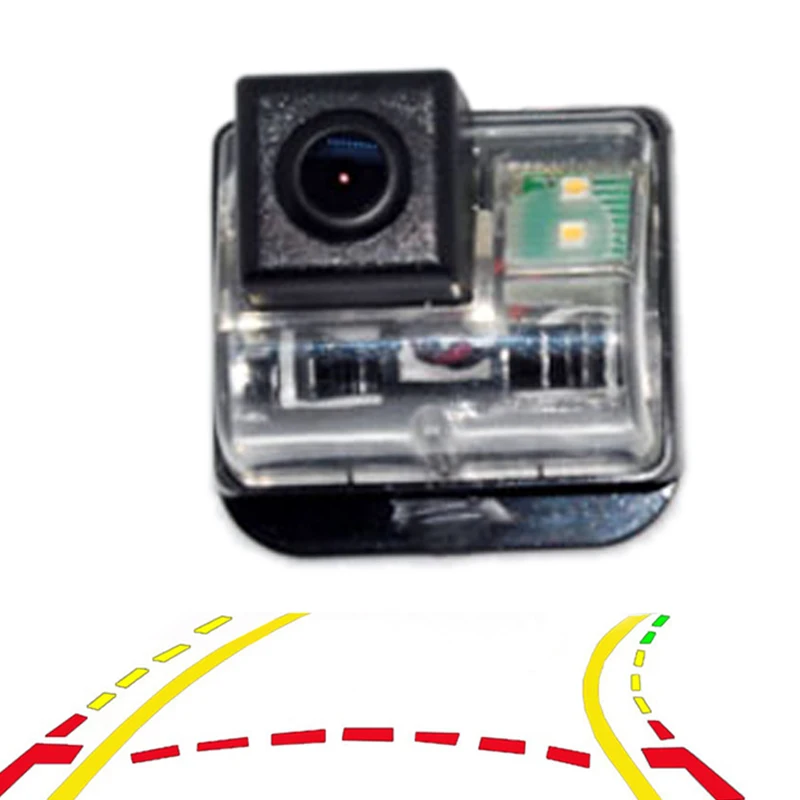 Интеллигентая(ый) Динамическая траектория парковки обратный автомобиль резервная камера заднего вида Камера для Mazda3 CX-5 CX-7 CX-9 Mazda 3 Mazda 6