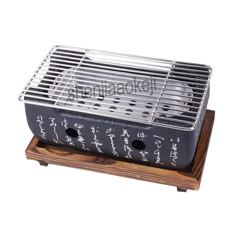 Desk Top Barbecue Grill Stainless Steel Japanese type BBQ stove with