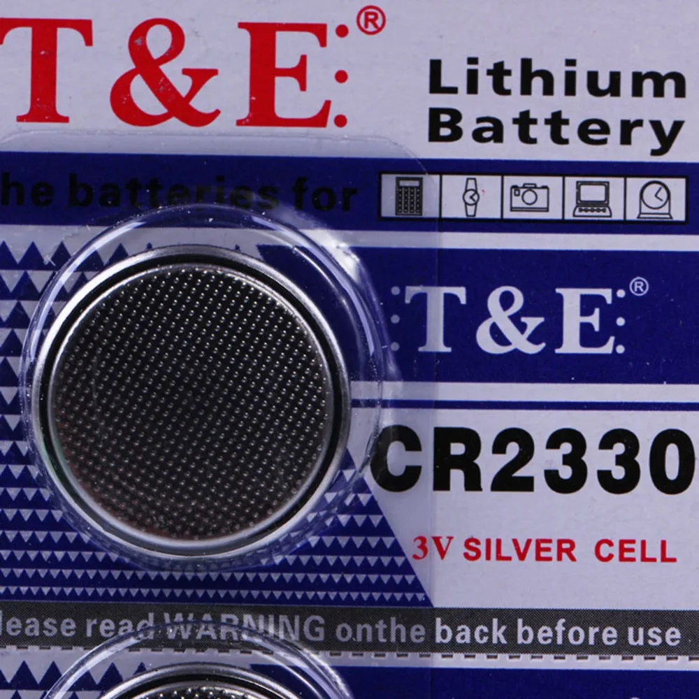 50 шт./10 упаковок CR2330 кнопочные батареи BR2330 ECR2330 литиевая батарея 3 в CR 2330 для часов Электронные игрушки дистанционного управления