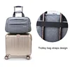 Luggage travel bags Waterproof canvas men women big bag on wheels man shoulder duffel Bag black gray blue carry on cabin luggage ► Photo 3/6