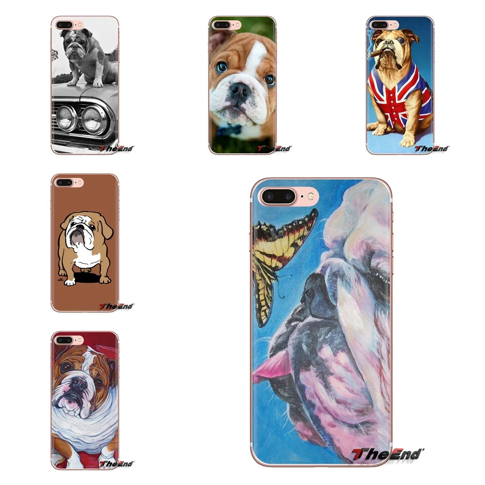 

TPU Transparent Case For Xiaomi Mi4 Mi5 Mi5S Mi6 Mi A1 A2 5X 6X 8 9 Lite SE Pro Mi Max Mix 2 3 2S Polynesian english bulldog dog
