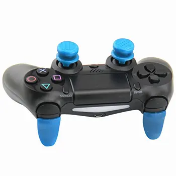 

5Set Thumb Stick Caps Grips L2 R2 Buttons Trigger Extenders for PS4 Controller Baby Blue